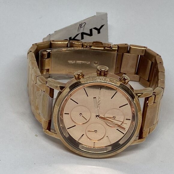 DKNY NY-8862 Women\'s Rose Gold Stainless Steel Analog Dial Quartz Watch MP678 main image 7